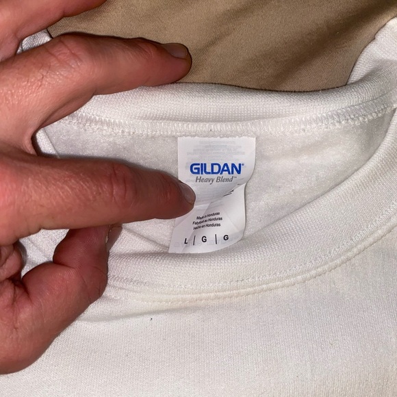 Gildan funny sweater. Size L - Picture 4 of 5